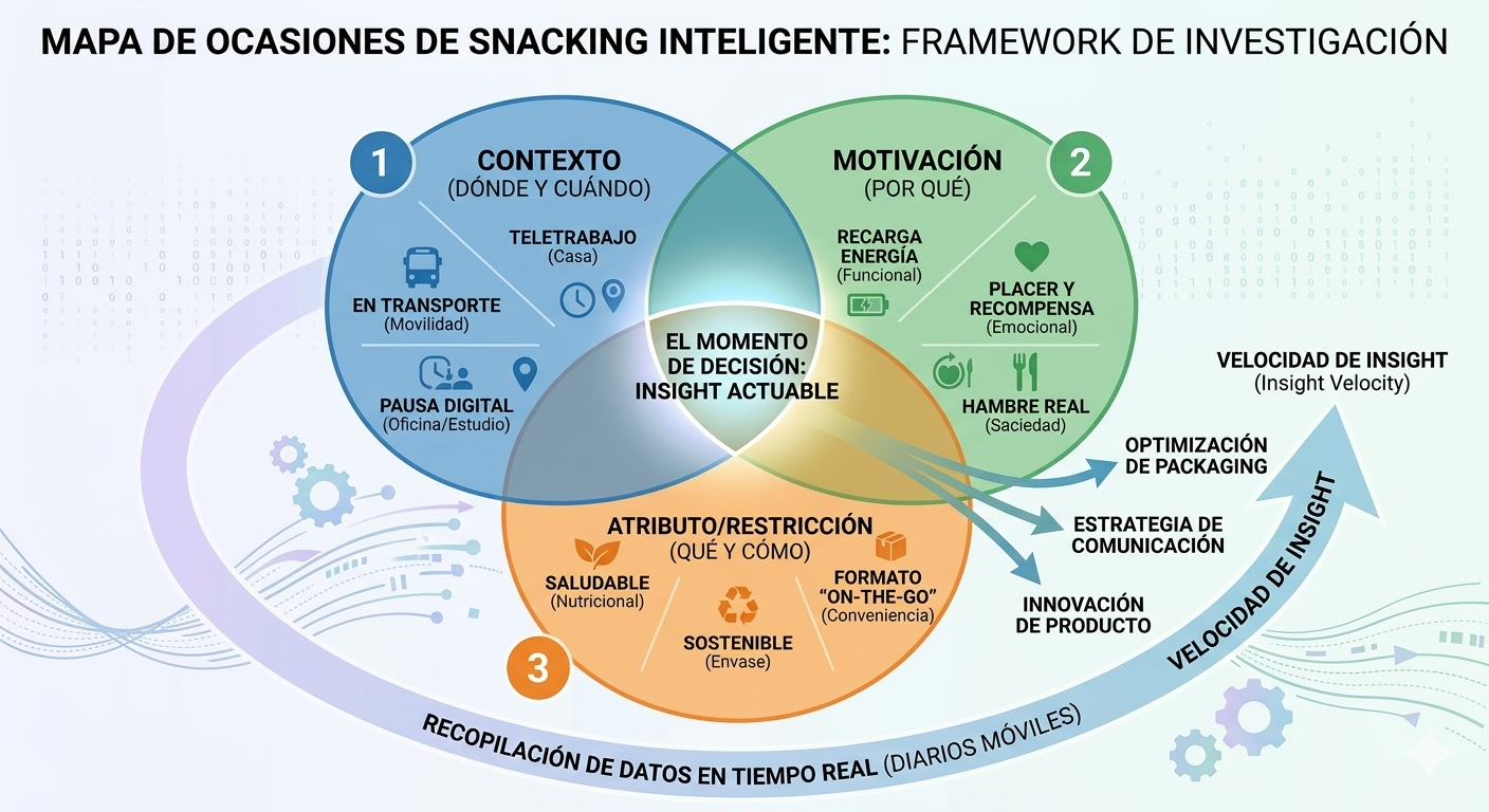 Mapa de ocasiones de snacking inteligente