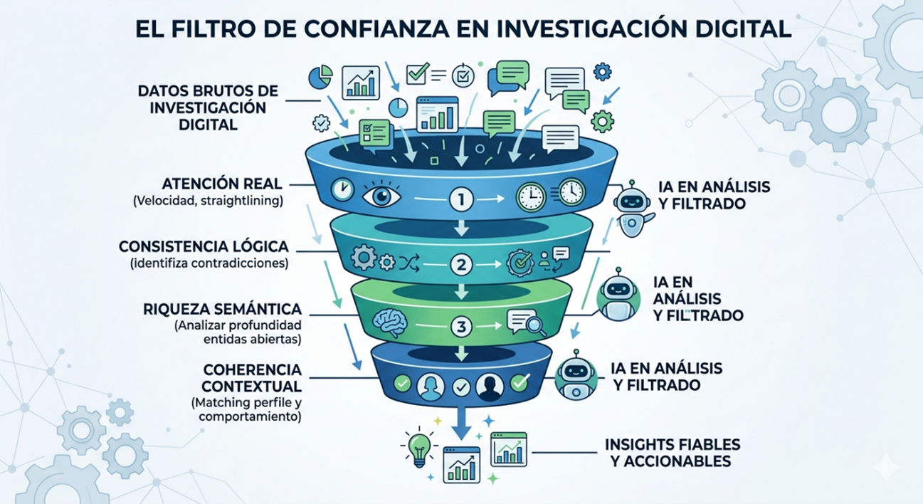 El filtro de confianza en investigación digital